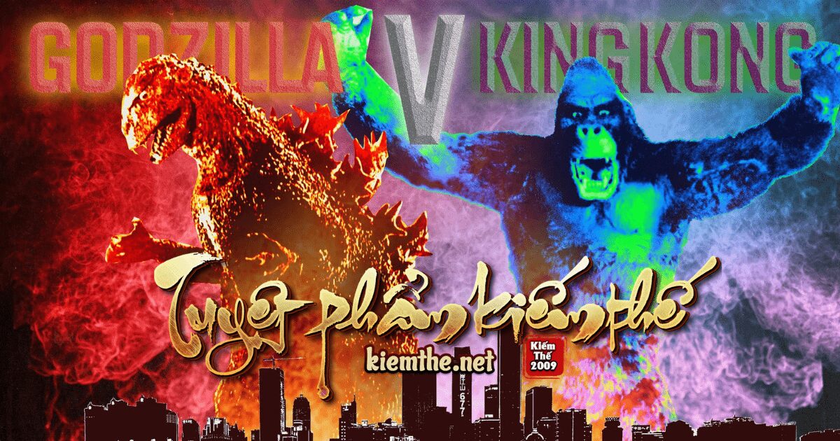 Godzilla và Kong đại chiến tại thành phố Hong Kong